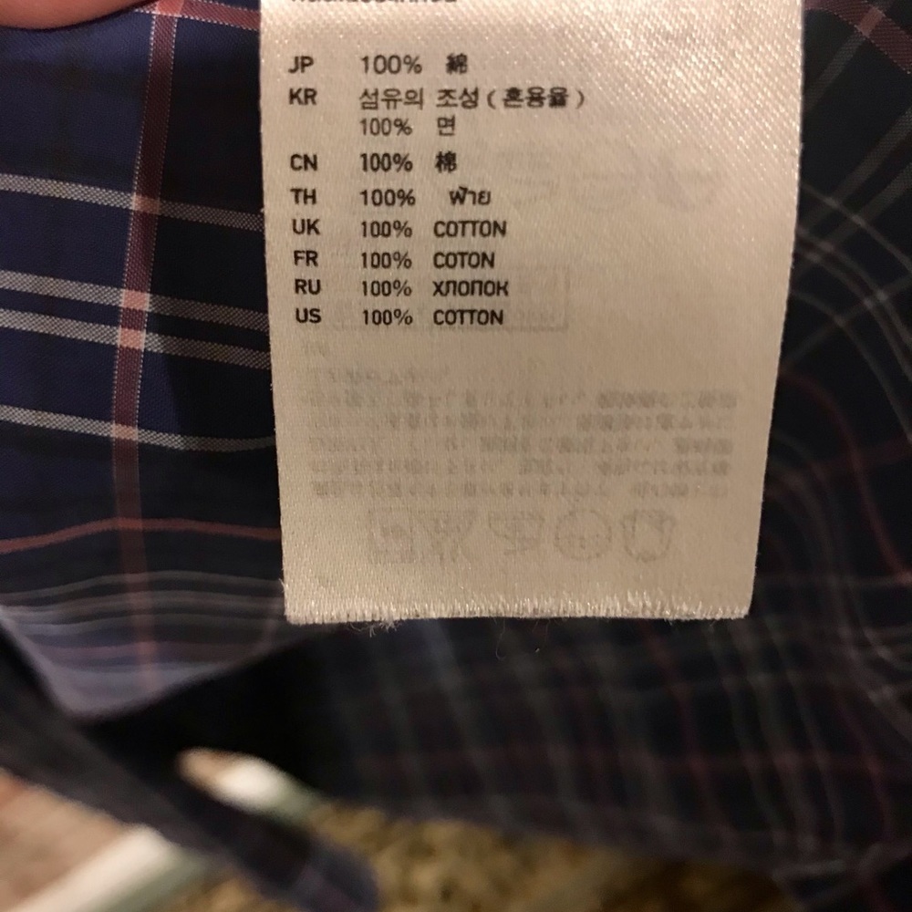 Uniqlo multicolored gingham shirt. Size M - Picture 5 of 9
